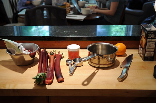 Rhubarb Strawberry Compote