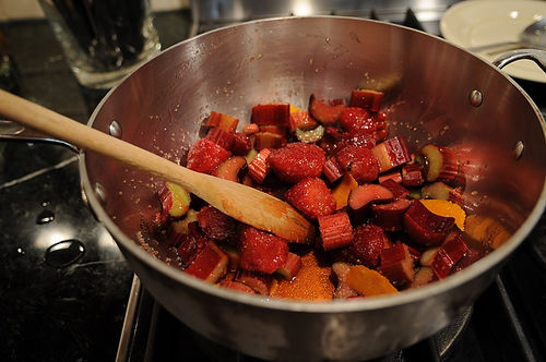 Rhubarb Strawberry Compote