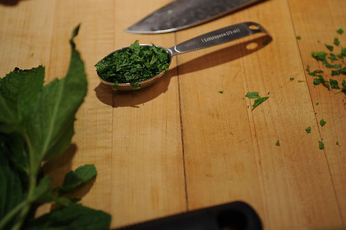 Shaved Asparagus and Mint Salad