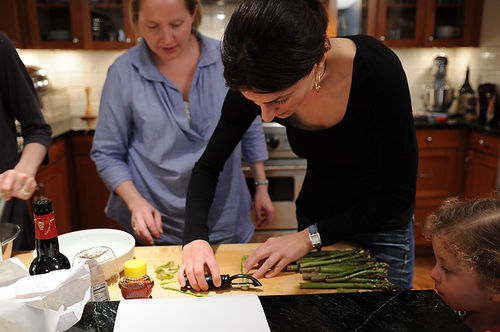Shaved Asparagus and Mint Salad