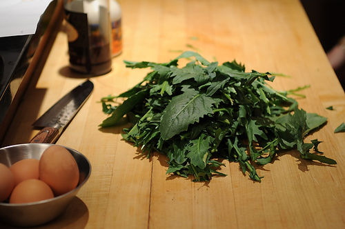 Dandelion Greens Salad 