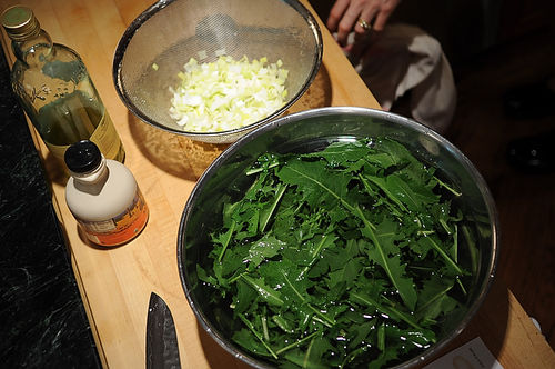 Dandelion Greens Salad 