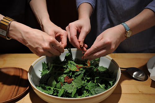 Dandelion Greens Salad 
