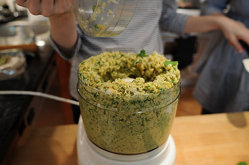 World's Easiest Falafel and Tzatziki