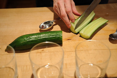 Gingerale with Cucumber