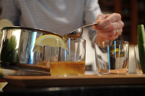 Gingerale with Cucumber