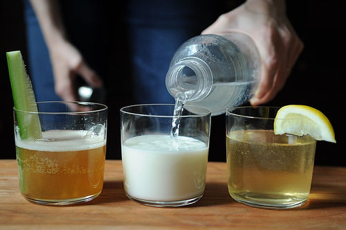 Gingerale with Cucumber
