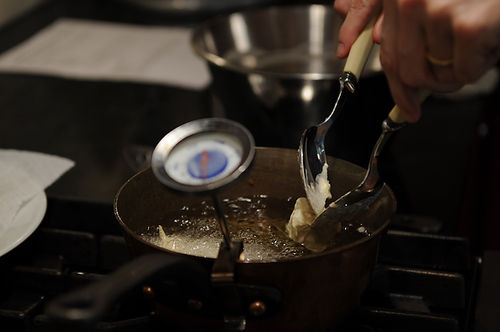 Crab Beignets with Aïoli Dipping Sauce