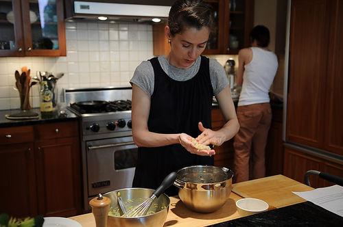 Shrimp Burgers with Roasted Garlic-Orange Aioli