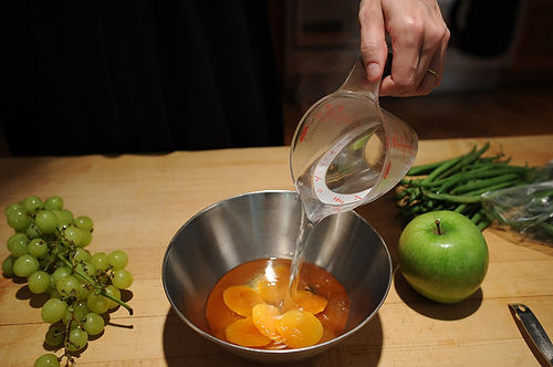 Green Beans with Apricots and Serrano Ham