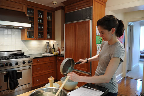 Summer Squash Gratin with Salsa Verde and Gruyere