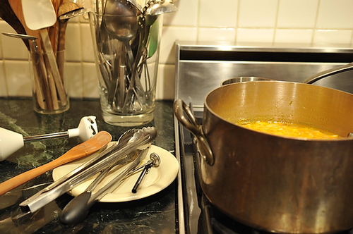 Sweet Potato Soup with Feta and Zaatar Oil 