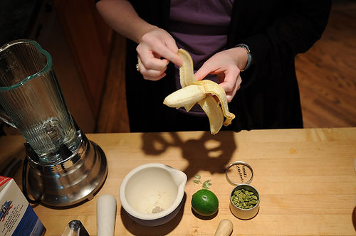 Banana Cardamom Milkshake