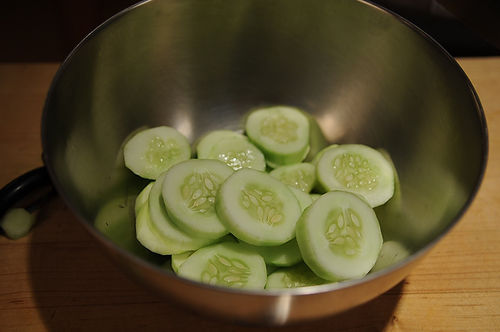 Quick-Pickled Cucumber-Melon Salad