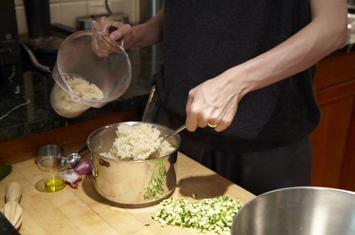 Couscous Salad with Zucchini, Lemon and Ricotta Salata