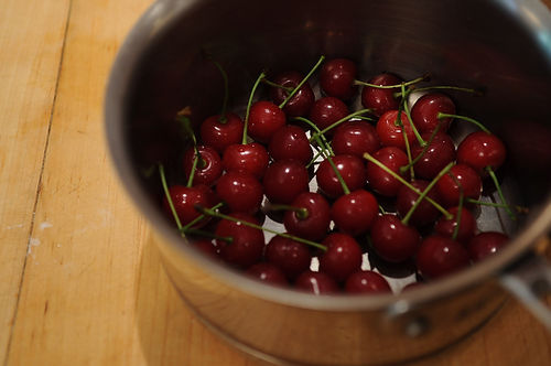 Boozy Sour Cherries