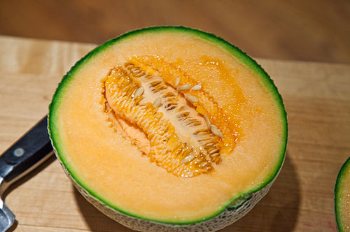 White Gazpacho with Cantaloupe