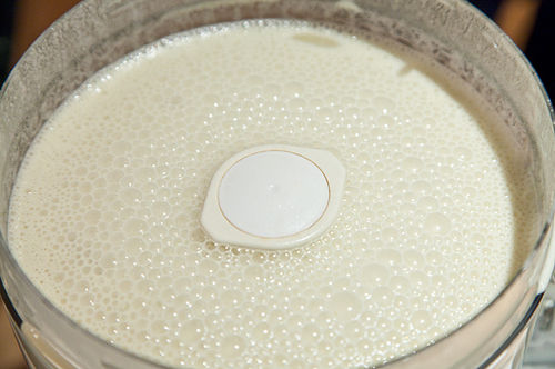 White Gazpacho with Cantaloupe