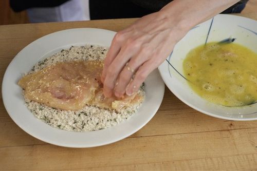 Herbed Chicken Cutlets with Panko and Parmesan