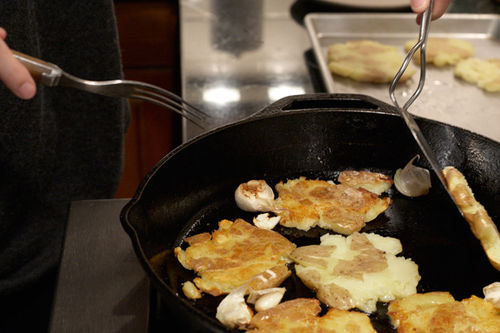 Squashed Potatoes