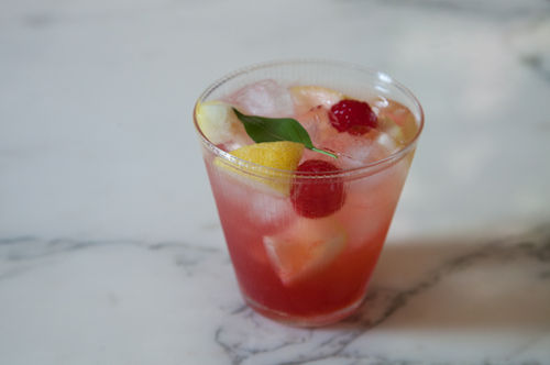 Raspberry Acetosa Mojito