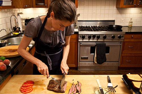 Flank Steak on Texas Toast with Chimichurri