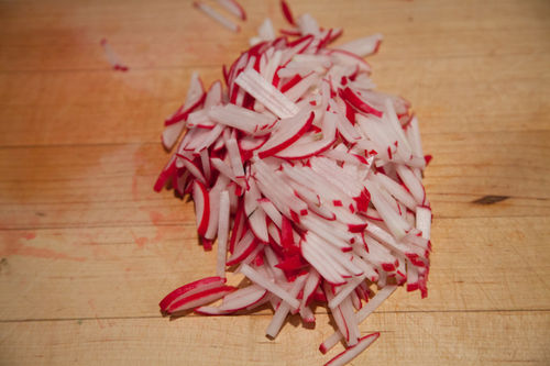 Radish and Escarole Salad with Anchovy Vinaigrette