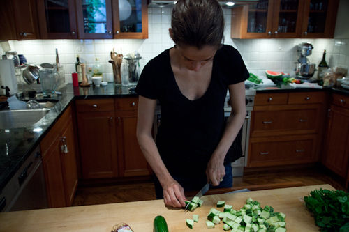 Zucchini with Basil, Mint, and Honey