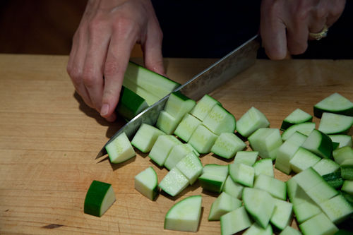 Zucchini with Basil, Mint, and Honey