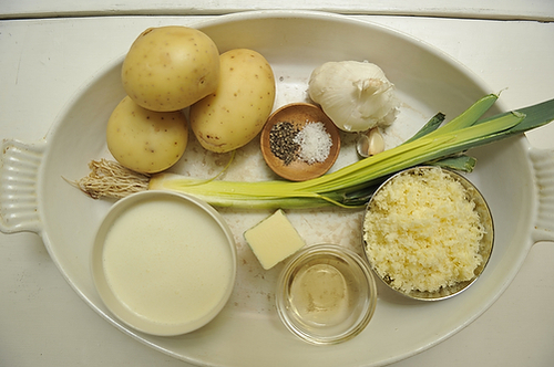 Potato Leek Au Gratin