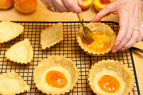 Fresh Peach Tartlets