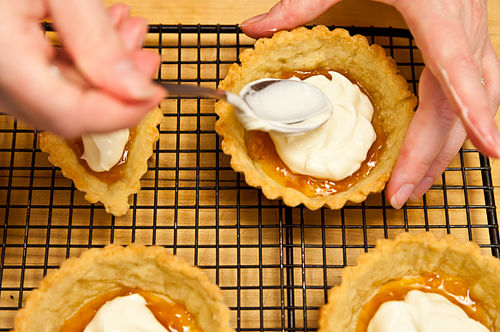 Fresh Peach Tartlets