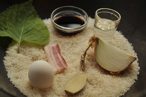 Bacon and Shiso Fried Rice