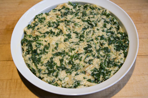 Quinoa and Kale Crustless Quiche