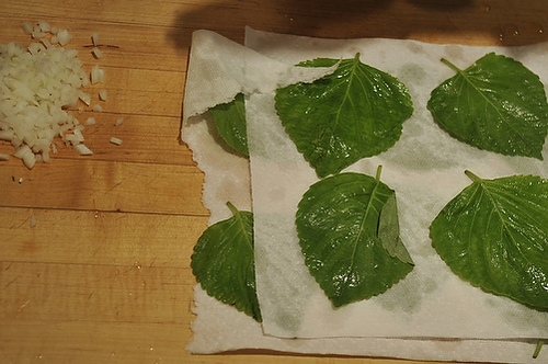 Bacon and Shiso Fried Rice