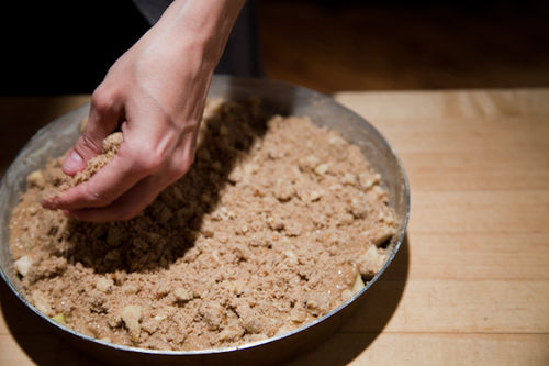Pear-Filled Cowboy Coffee Cake