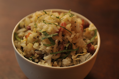 Bacon and Shiso Fried Rice