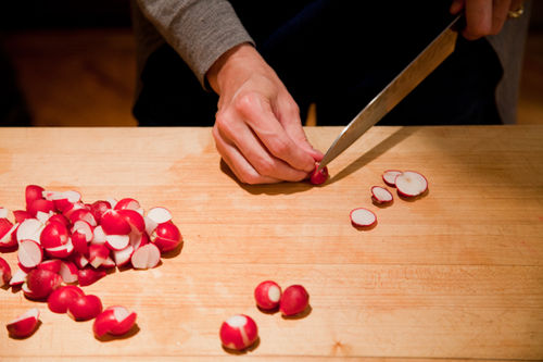 Radish Salad with Anchovy Sauce