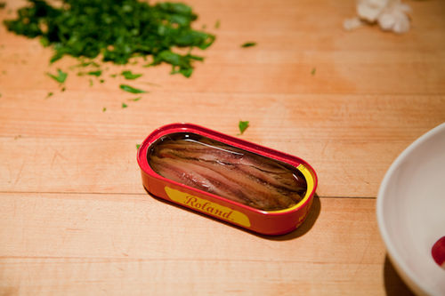 Radish Salad with Anchovy Sauce