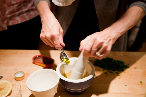 Radish Salad with Anchovy Sauce