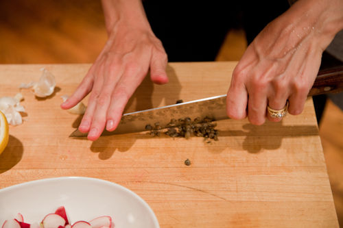 Radish Salad with Anchovy Sauce