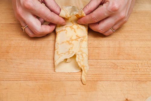 Lemony Cheese Blintzes