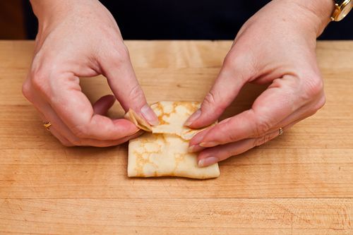 Lemony Cheese Blintzes