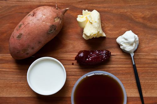 Mashed Maple Chipotle Sweet Potatoes