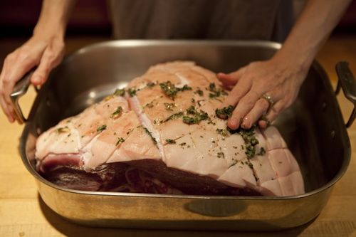 New Year's Day Fresh Ham