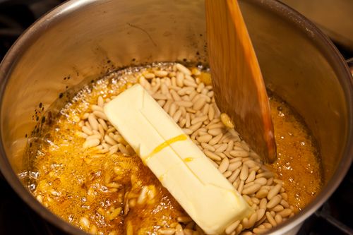 Pine Nut Brittle with Rosemary