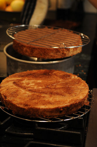 Not Red Velvet Cake with Fudge Glaze