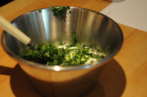 Lamb Burgers with Cilantro Yogurt
