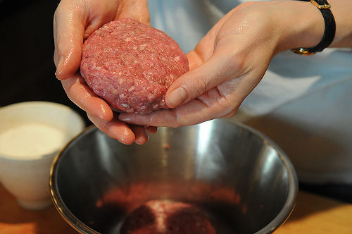 Lamb Burgers with Cilantro Yogurt