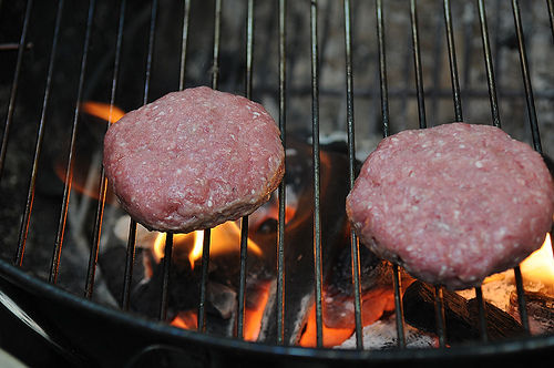 Lamb Burgers with Cilantro Yogurt